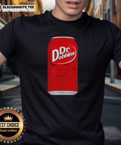 Good Dr Dobbins 23 Dr Pepper soda parody graphic T-shirt featuring a fun design for soda lovers and fans of unique apparel.