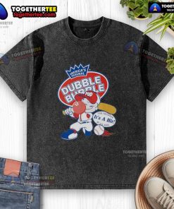 Good Dubble Bubble It's a Hit washed t-shirt featuring vibrant colors and playful design, perfect for casual wear.