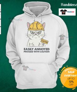 Good Easily Annoyed Process With Caution Hoodie featuring a unique design, perfect for expressing your humorous side.