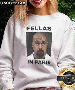Good Fellas in Paris meme sweatshirt featuring iconic movie scene, perfect for fans of classic comedy and stylish apparel.