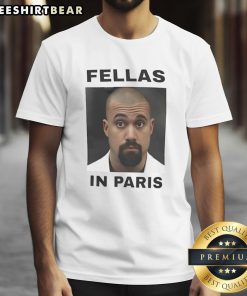 Good Fellas In Paris meme T-shirt featuring iconic characters and playful graphics capturing a fun fashion statement.