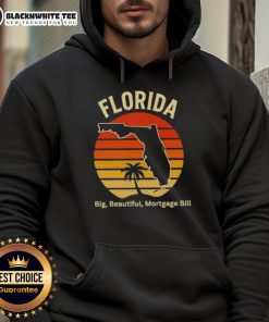 Vintage Good Florida Big Beautiful Mortgage Bill hoodie displayed on a mannequin, showcasing stylish design and vibrant colors.