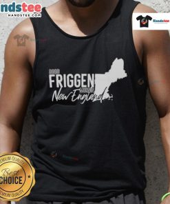 Good Friggen Mornin New England tank top featuring vibrant graphics, perfect for summer outings and casual wear.