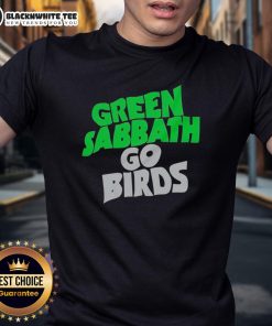 Good Green Sabbath Go Birds Philadelphia Eagles T-Shirt featuring vibrant graphics and team colors for avid fans.