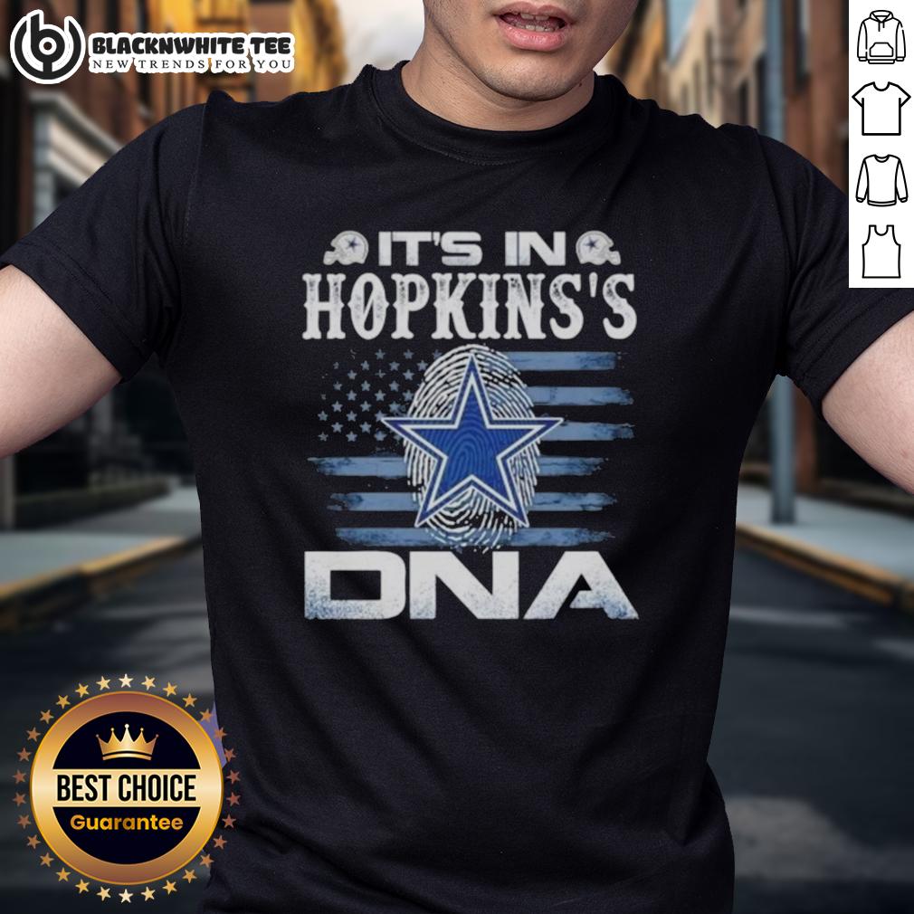 Good Hopkins Dallas Cowboys It’S In Dna Us Flag T Shirt Good Hopkins Dallas Cowboys US Flag T-Shirt featuring a bold design perfect for fans and patriotic supporters.