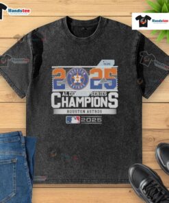 Good Houston Astros 2025 MLB Postseason AL Division Series Champions Celebration Washed T-Shirt design featuring team logo.