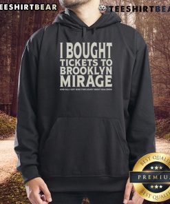 Brooklyn Mirage hoodie showcasing 'Lousy Great Hall Show' design, perfect for music lovers and concert enthusiasts.