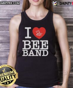 Good I Love Bee Band Tank Top featuring a vibrant bee graphic and stylish design for casual summer wear.