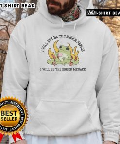 Good I Will Not Be The Bigger Person Hoodie - stylish black hoodie with bold slogan for a confident, edgy look.