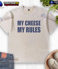 Good iCarly My Cheese My Rules washed t-shirt featuring a trendy design and vibrant colors for fans of the show.