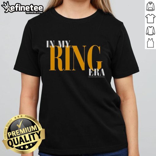 Good In My Ring Era Ladies Tee featuring stylish design and comfortable fit, perfect for casual outings or workouts.