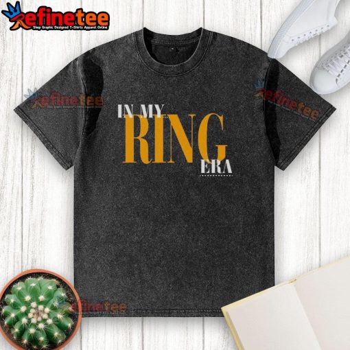 Good In My Ring Era washed t-shirt featuring a stylish graphic design, perfect for casual outfits.