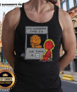 Good It's Clobberin Time Fantastic Tank Top featuring bold graphics and vibrant colors, perfect for comic fans.