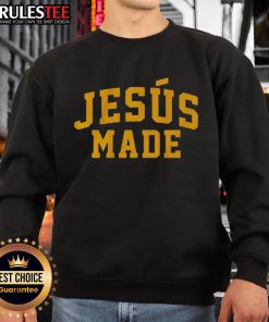 Good Jesus Made Milwaukee Baseball sweatshirt in vibrant colors, perfect for fans and casual wear.