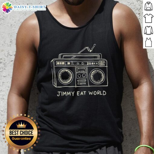 Good Jimmy Eat World Boombox Tank Top featuring vibrant design, perfect for fans and summer casual wear.