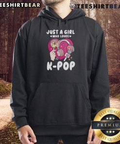 Good Just A Girl Who Loves K-Pop hoodie in vibrant colors, perfect for K-Pop fans and stylish streetwear lovers.