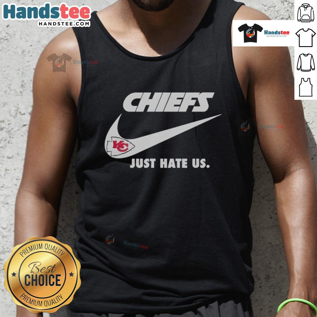 Good Just Hate Us Nike Kansas City Chiefs Logo Tank Top Good Just Hate Us Nike Kansas City Chiefs logo tank top featuring bold team colors and design for fans and athletes.