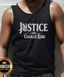 Good Justice For Charlie Kirk 2025 Hammer Of Justice Tank Top featuring bold graphic design and vibrant colors.