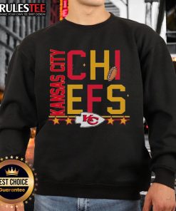 Stylish Good Kansas City Chiefs design box sweatshirt for fans, featuring vibrant team colors and logo.