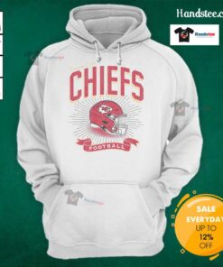 Good Kansas City Chiefs Prime Play Hoodie featuring team colors and logo, perfect for fans and cold weather.