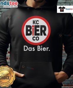 Good KC Bier Co Das Bier logo hoodie featuring a stylish design for craft beer enthusiasts.