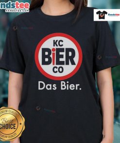 Good KC Bier Co Das Bier logo on a stylish ladies tee, perfect for beer lovers and casual wear.