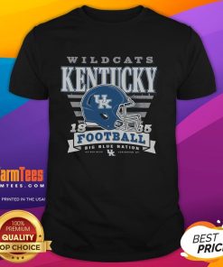 Good Kentucky Wildcats Stripe Splash T-Shirt featuring vibrant stripes and team logo, perfect for Wildcats fans.