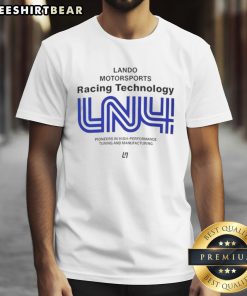 Alt Text: Good Lando Motorsports Racing Technology T-Shirt featuring vibrant graphics and premium fabric for racing fans.