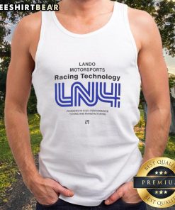 Good Lando Motorsports Racing Technology Tank Top featuring a sleek design for motorsport enthusiasts.