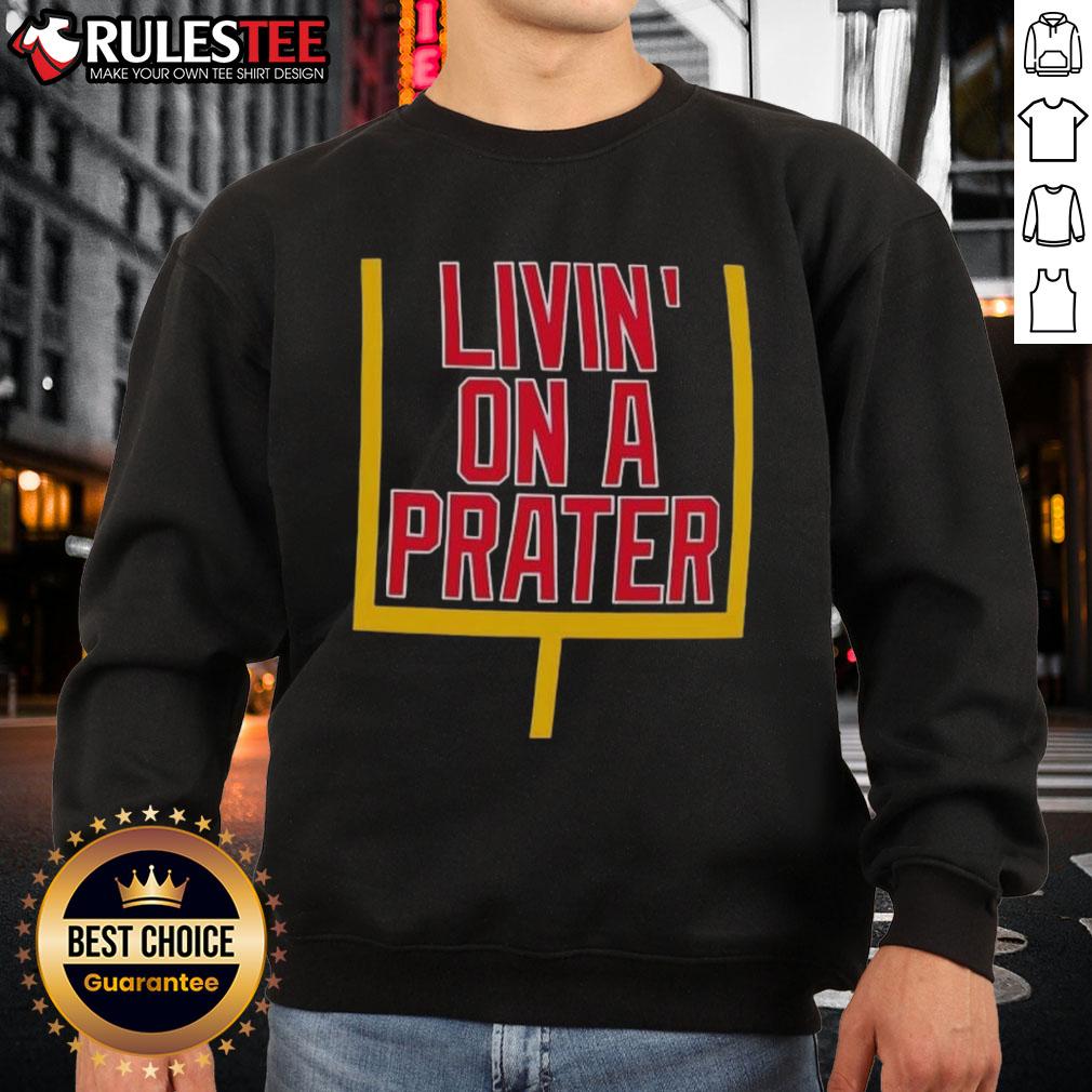 Good Livin' On A Prater Buffalo Bills Sweatshirt Good Livin' on a Prater Buffalo Bills sweatshirt featuring team colors and logo for passionate fans.