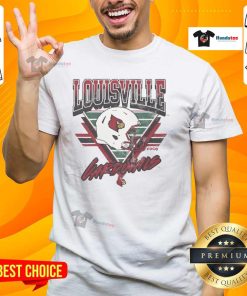 Good Louisville Cardinals Triangle Vintage T-Shirt featuring classic logo and stylish design for loyal fans.