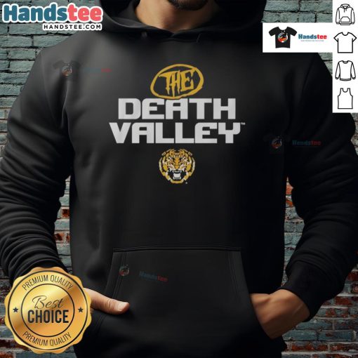 Good LSU Tiger The Death Valley Hoodie featuring vibrant colors and iconic design, perfect for fans and game day attire.
