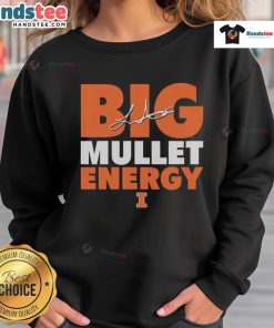Good Luke Altmyer Big Mullet Energy Sweatshirt featuring a bold design and vibrant colors for stylish fan apparel.