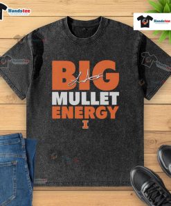 Good Luke Altmyer Big Mullet Energy washed t-shirt featuring a vibrant design, perfect for casual wear and fan merchandise.