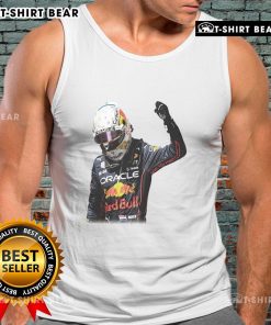 Good Max Verstappen Victory Graphic Tank Top featuring vibrant design celebrating Verstappen's racing achievements.