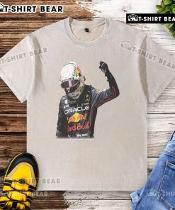 Good Max Verstappen Victory Graphic Washed T-Shirt featuring vibrant design celebrating Verstappen's racing success.