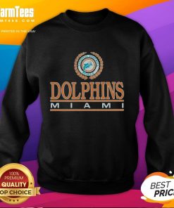 Cozy Good Miami Dolphins Crest Sweatshirt featuring the team's logo, perfect for fans and game day attire.