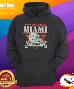 Good Miami Hurricanes Stripe Splash Hoodie featuring vibrant colors and stylish design for fans and casual wear.