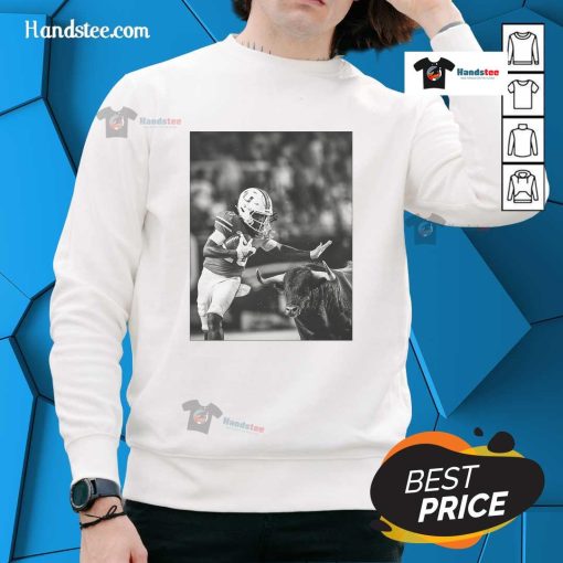 Miami Hurricanes vs South Florida Bulls sweatshirt featuring vibrant team colors and logos for game day style.