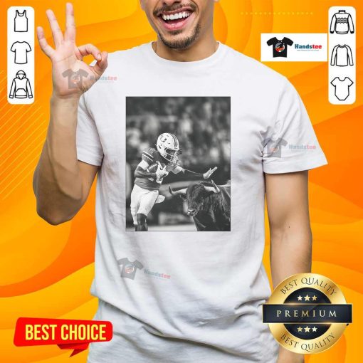 Good Miami Hurricanes vs South Florida Bulls photo t-shirt featuring vibrant team logos and dynamic game imagery.