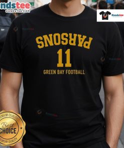 Micah Parsons Green Bay Football Number 11 T-Shirt showcasing team pride and style for fans and players alike.