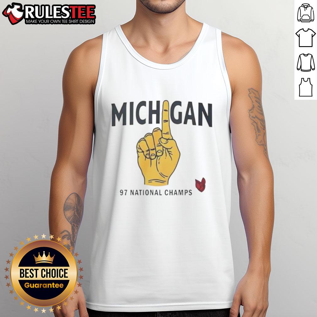 Good Michigan 97 Big Ten Conference Tank Top Good Michigan 97 Big Ten Conference tank top featuring bold graphics for fans of college sports and Michigan pride.