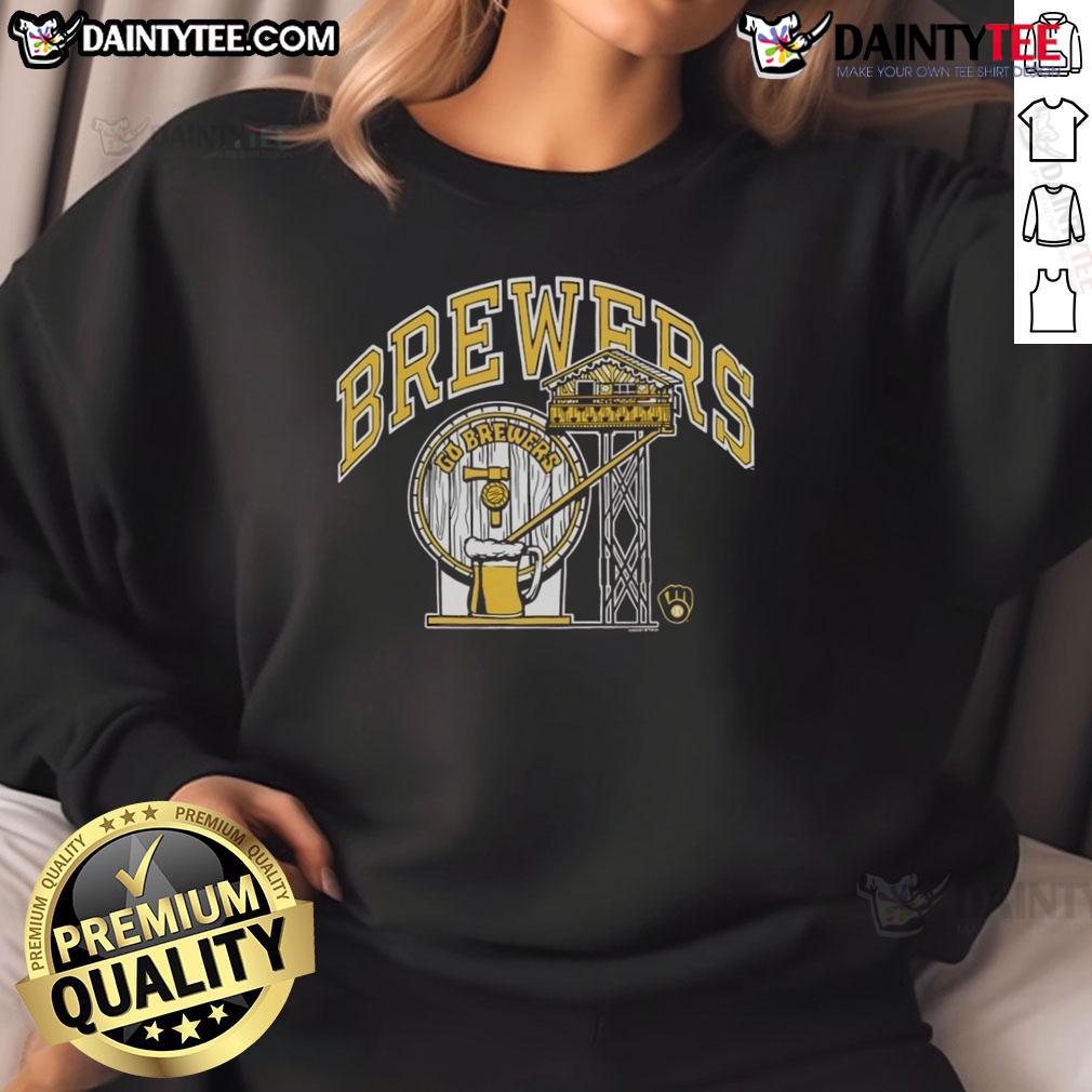 Good Milwaukee Brewers Go Brewers Sweatshirt Good Milwaukee Brewers Go Brewers sweatshirt featuring team colors and logo, perfect for fans supporting the Brewers.