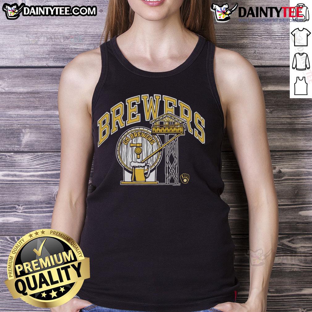 Good Milwaukee Brewers Go Brewers Tank Top Good Milwaukee Brewers Go Brewers tank top featuring bold team colors and logo, perfect for game day attire.