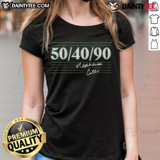 Good Minnesota Napheesa Collier 50-40-90 signature ladies tee showcasing a stylish design for basketball fans.