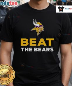 Good Minnesota Vikings Beat The Bears T-Shirt featuring bold team colors and graphics for passionate fans.