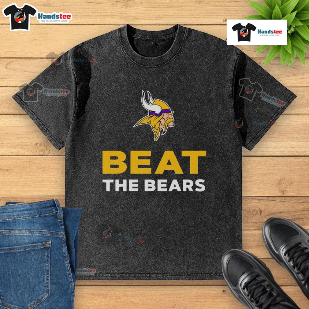 Good Minnesota Vikings Beat The Bears Washed T Shirt