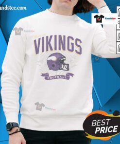Good Minnesota Vikings Prime Play Sweatshirt featuring team colors and logo, perfect for fans and cozy game days.