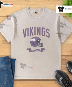 Alt Text: Good Minnesota Vikings Prime Play Washed T-Shirt featuring the team logo and a stylish, comfortable design.
