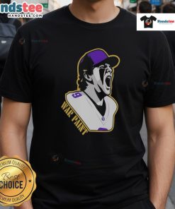 Alt Text: Good Minnesota Vikings War Paint Football Player Number 9 Graphic T-Shirt featuring vibrant colors and bold design.